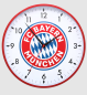 Preview: FC Bayern München - Wanduhr